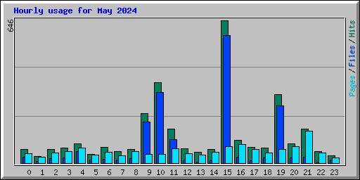 Hourly usage for May 2024